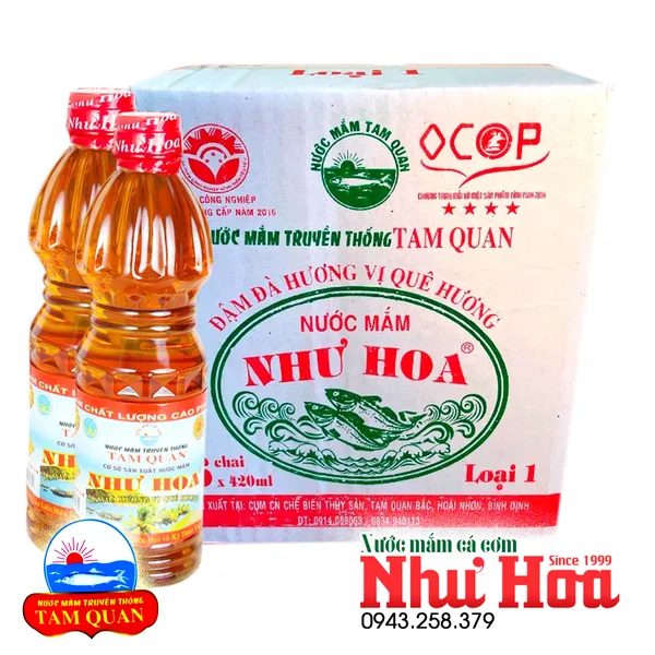 Nước mắm Như Hoa - Loại nấu, kho