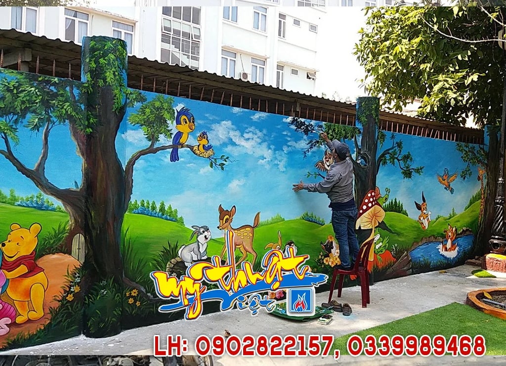 Vẽ Tranh Tường Mầm Non Củ Chi 2 – Kiến Tạo Không Gian Sáng Tạo Cho Bé Vẽ Tranh Tường Mầm Non Củ Chi 2 – Kiến Tạo Không Gian Sáng Tạo Cho Bé