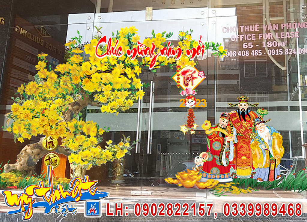 Vẽ tranh tường trang trí tết 2023 Vẽ tranh tường trang trí tết 2023