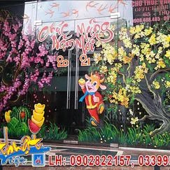 Vẽ Tranh Tường  Tranh Tết 2021