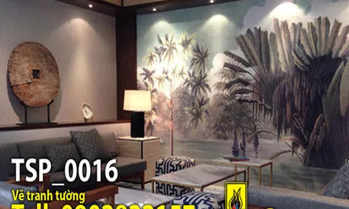 Các phong cách vẽ tranh tường nhà hàng khách sạn phổ biến