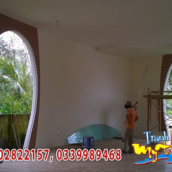 Vẽ Tranh Tường 3D Cafe Đôi Dép – Điểm Nhấn Nghệ Thuật Tại Bảo Lộc