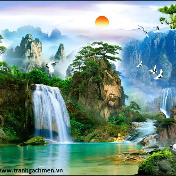 Vẽ tranh tường phòng khách.Q7