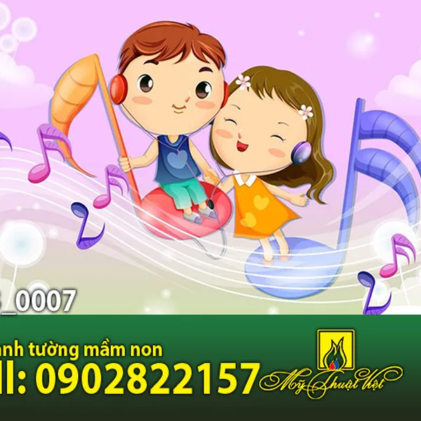 Vẽ tranh tường phòng bé yêu