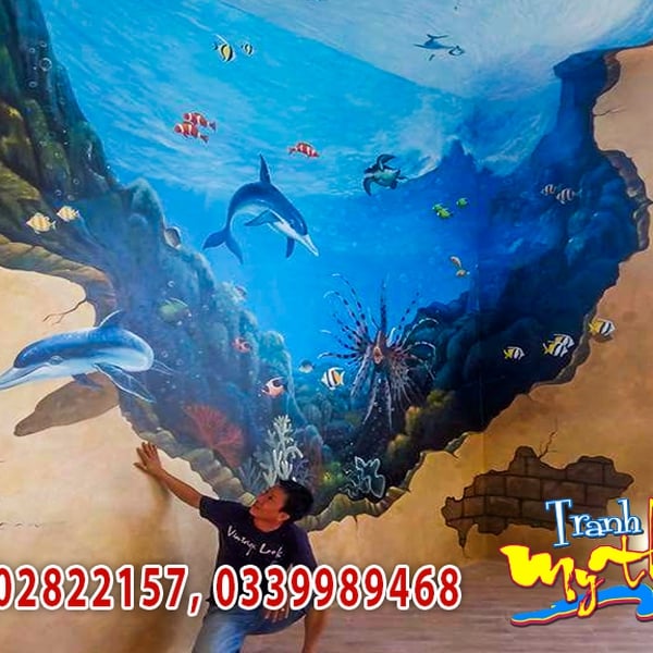 Vẽ Tranh Tường 3D Cafe Đôi Dép – Điểm Nhấn Nghệ Thuật Tại Bảo Lộc