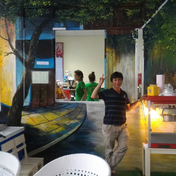 Vẽ tranh tường nhà hàng khách sạn