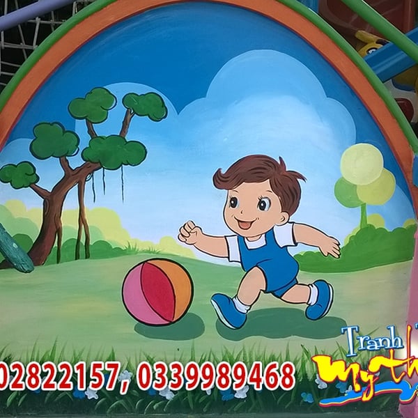 Vẽ Tranh Tường Mầm Non Nguyễn Cửu Phú – Bình Chánh