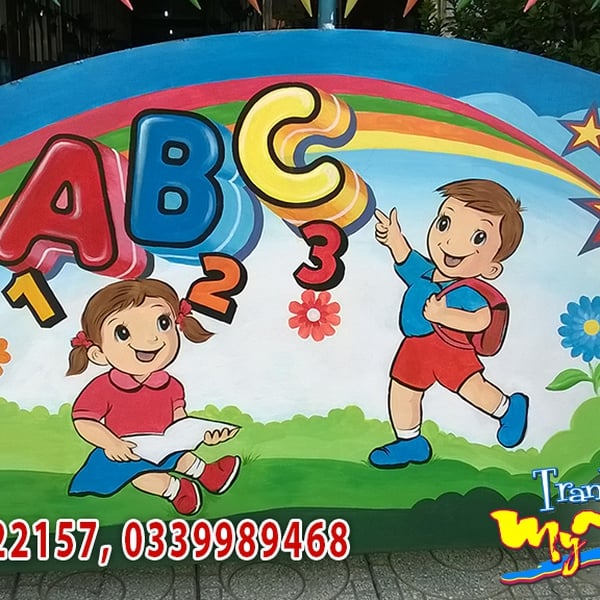 Vẽ Tranh Tường Mầm Non Nguyễn Cửu Phú – Bình Chánh