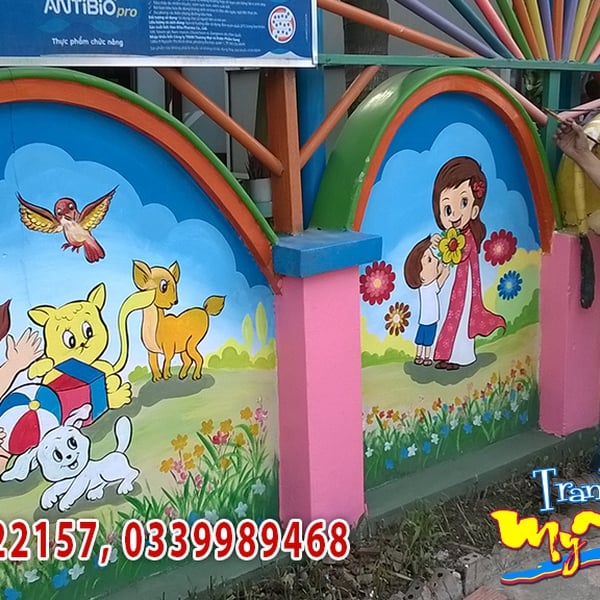 Vẽ Tranh Tường Mầm Non Nguyễn Cửu Phú – Bình Chánh