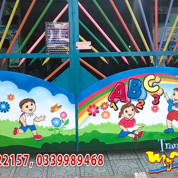 Vẽ Tranh Tường Mầm Non Nguyễn Cửu Phú – Bình Chánh