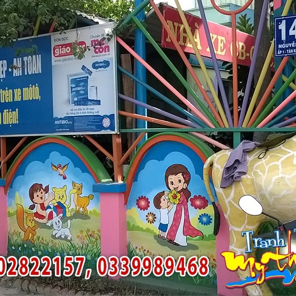 Vẽ Tranh Tường Mầm Non Nguyễn Cửu Phú – Bình Chánh