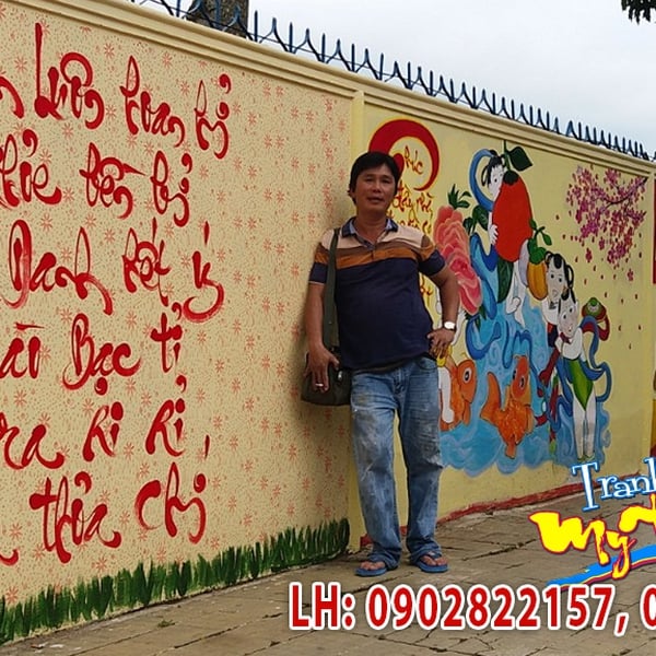 Vẽ Tranh Tường Khu Du Lịch Vinh Sang Vĩnh Long – Đậm Chất Miền Tây