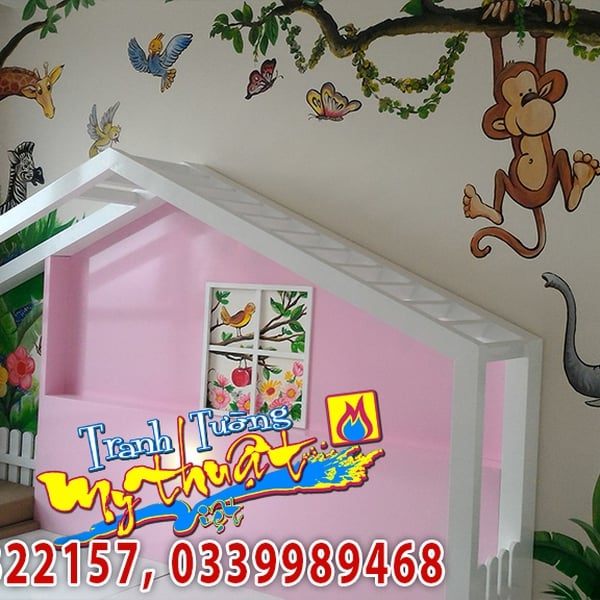 Vẽ Tranh Tường Phòng Bé Tại Vinhomes Bình Thạnh – Không Gian Mơ Ước Cho Con