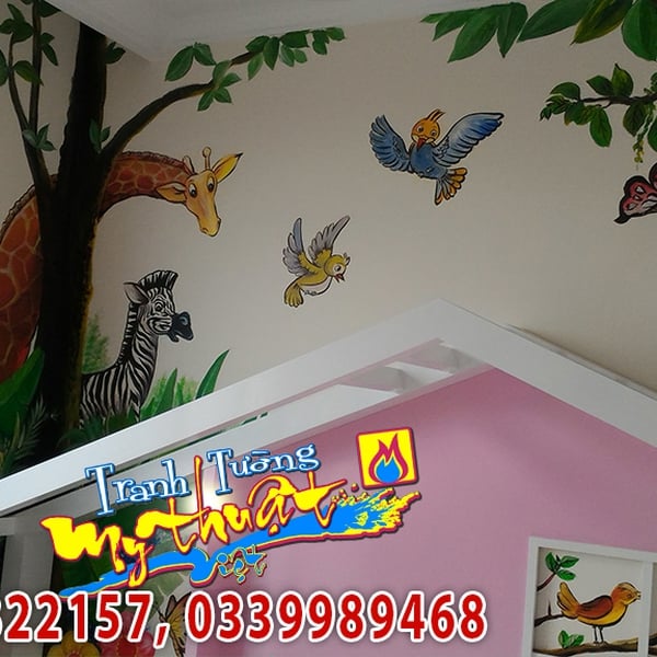 Vẽ Tranh Tường Phòng Bé Tại Vinhomes Bình Thạnh – Không Gian Mơ Ước Cho Con