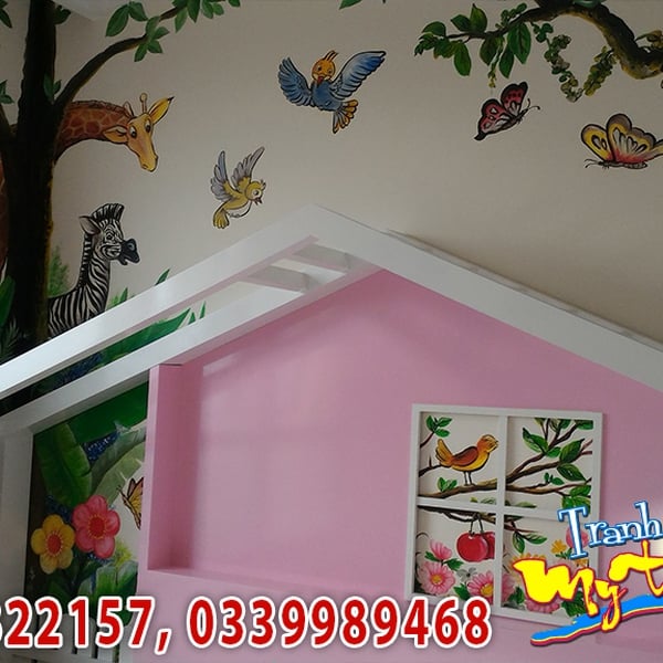 Vẽ Tranh Tường Phòng Bé Tại Vinhomes Bình Thạnh – Không Gian Mơ Ước Cho Con