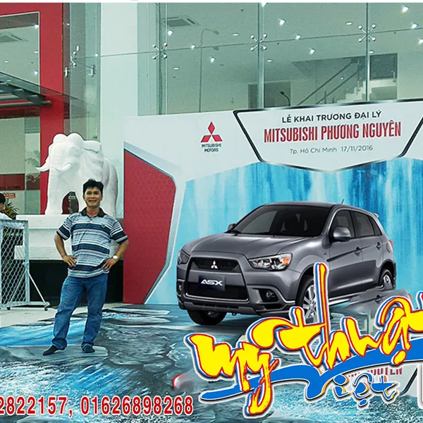 Vẽ tranh tường 3D nghệ thuật