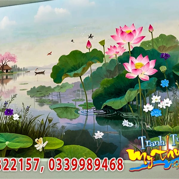 Vẽ Tranh Tường Phòng Khách Quận 9