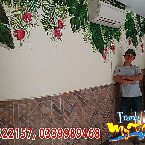 Vẽ tranh tường spa massage Hồng Hà Bình Thạnh