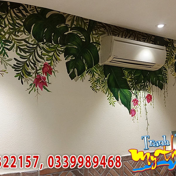 Vẽ tranh tường spa massage Hồng Hà Bình Thạnh