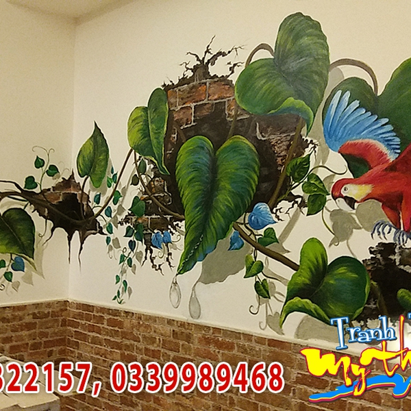 Vẽ tranh tường spa massage Hồng Hà Bình Thạnh