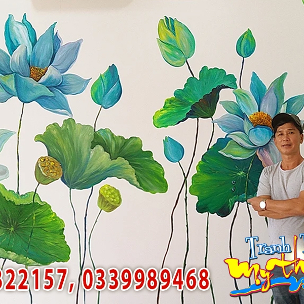Vẽ Tranh Tường Tranh Phòng Khách