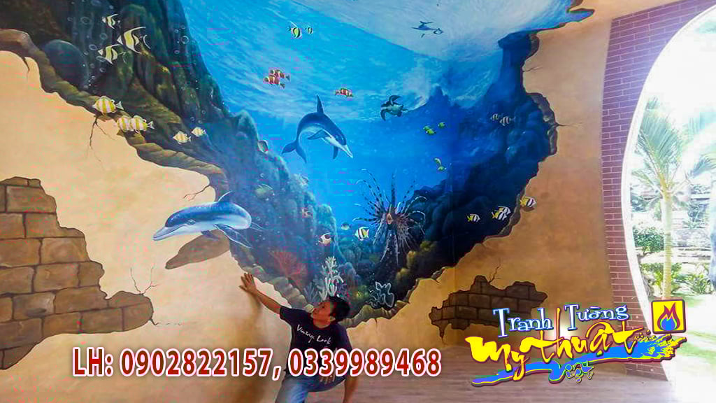 Vẽ Tranh Tường 3D Cafe Đôi Dép – Điểm Nhấn Nghệ Thuật Tại Bảo Lộc Vẽ Tranh Tường 3D Cafe Đôi Dép – Điểm Nhấn Nghệ Thuật Tại Bảo Lộc