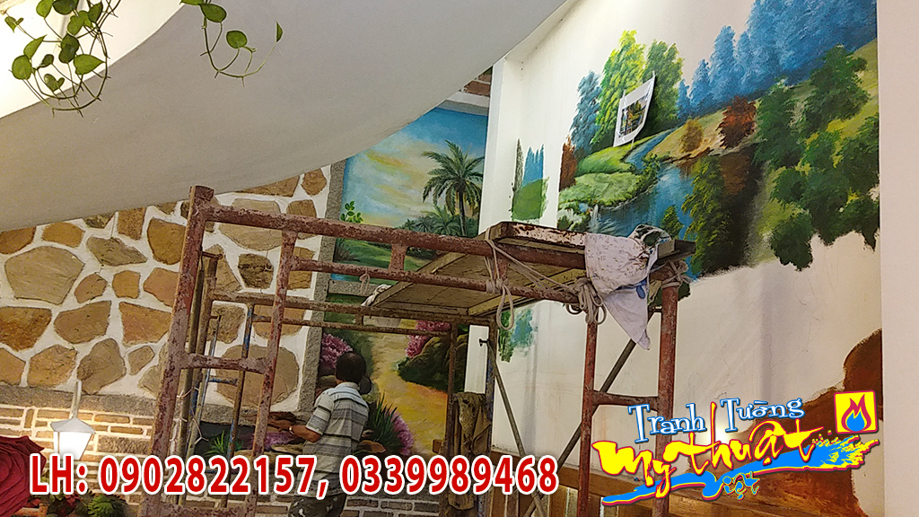 toan-canh-hoat-dong-thi-cong-ve-tranh-tuong-tai-my-thuat-viet Toàn Cảnh Hoạt Động Thi Công Vẽ Tranh Tường Tại Mỹ Thuật Việt