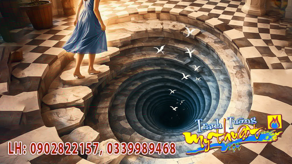 Nghệ Thuật Illusion Là Gì? Đỉnh Cao Đánh Lừa Thị Giác Trong Vẽ Tranh Tường Nghệ Thuật Illusion Là Gì? Đỉnh Cao Đánh Lừa Thị Giác Trong Vẽ Tranh Tường