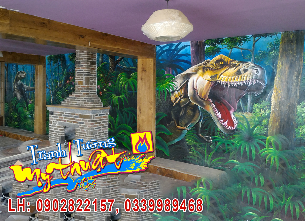 Vẽ tranh tường cafe sân vườn City Garden,Truong Công Định, Tân Bình Vẽ tranh tường cafe sân vườn City Garden,Truong Công Định, Tân Bình