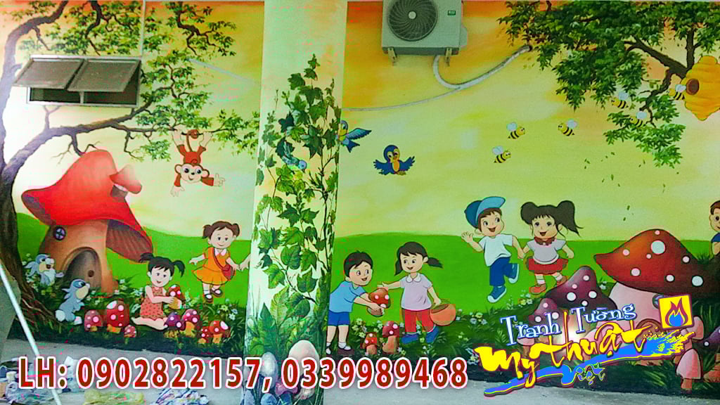 Vẽ Tranh Tường Mầm Non Củ Chi 2 – Kiến Tạo Không Gian Sáng Tạo Cho Bé Vẽ Tranh Tường Mầm Non Củ Chi 2 – Kiến Tạo Không Gian Sáng Tạo Cho Bé