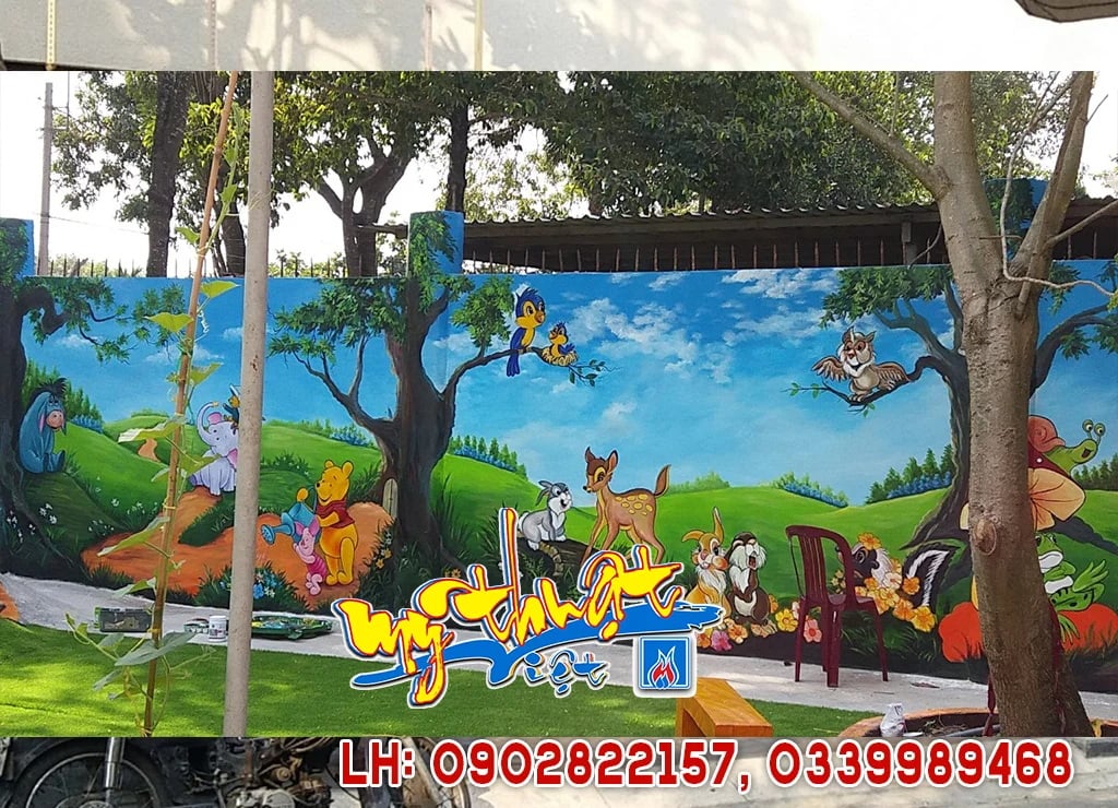 Vẽ Tranh Tường Mầm Non Củ Chi 2 – Kiến Tạo Không Gian Sáng Tạo Cho Bé Vẽ Tranh Tường Mầm Non Củ Chi 2 – Kiến Tạo Không Gian Sáng Tạo Cho Bé