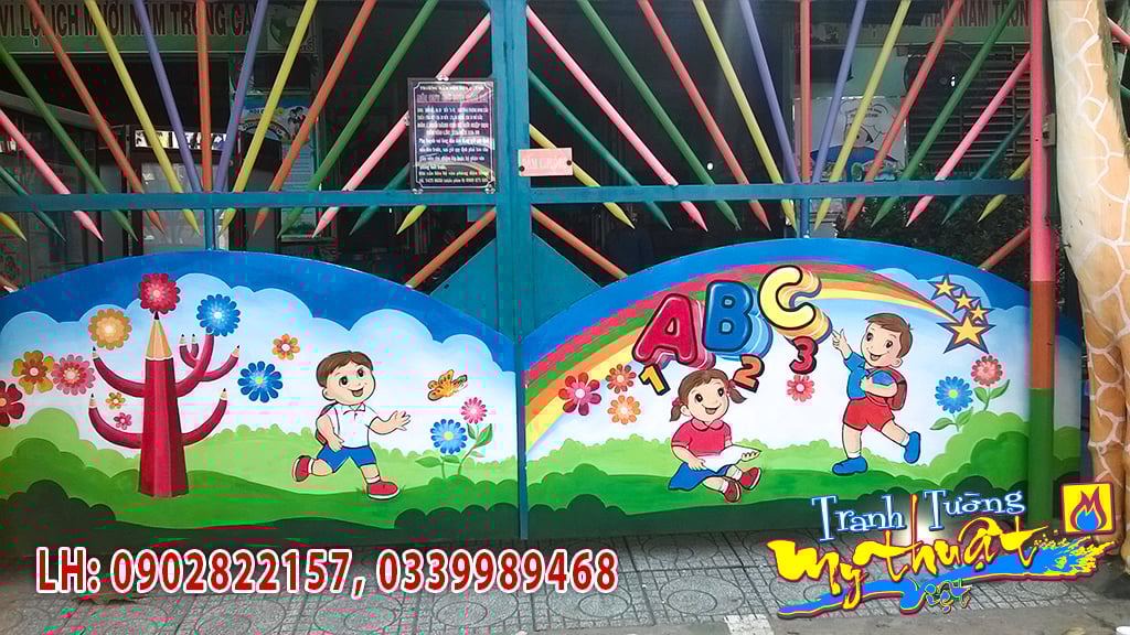 Vẽ Tranh Tường Mầm Non Nguyễn Cửu Phú – Bình Chánh Vẽ Tranh Tường Mầm Non Nguyễn Cửu Phú – Bình Chánh