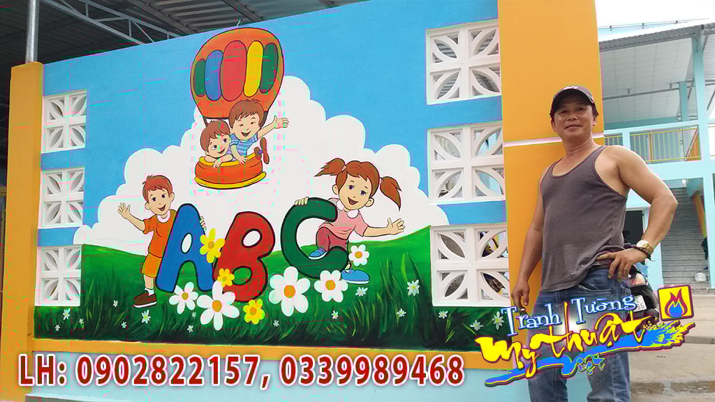 Vẽ Tranh Tường Mầm Non Tại TP. Sóc Trăng – Không Gian Cổ Tích Cho Bé Vẽ Tranh Tường Mầm Non Tại TP. Sóc Trăng – Không Gian Cổ Tích Cho Bé