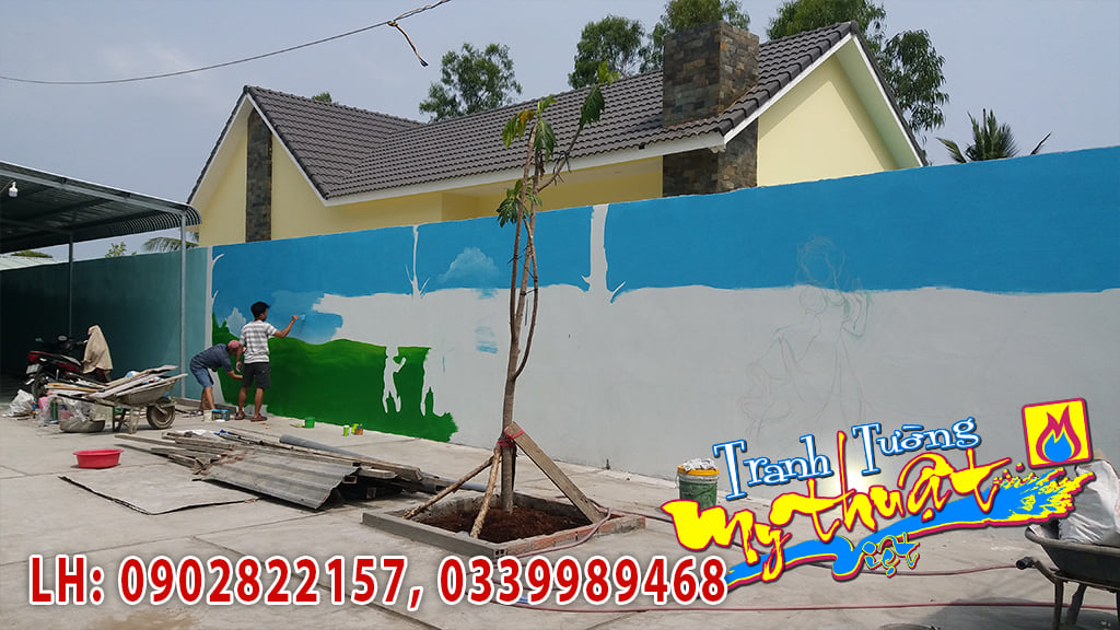 Vẽ Tranh Tường Mầm Non Tại TP. Sóc Trăng – Không Gian Cổ Tích Cho Bé Vẽ Tranh Tường Mầm Non Tại TP. Sóc Trăng – Không Gian Cổ Tích Cho Bé