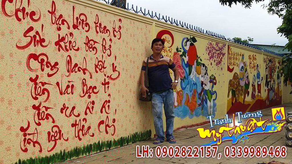 Vẽ Tranh Tường Khu Du Lịch Vinh Sang Vĩnh Long – Đậm Chất Miền Tây Vẽ Tranh Tường Khu Du Lịch Vinh Sang Vĩnh Long – Đậm Chất Miền Tây