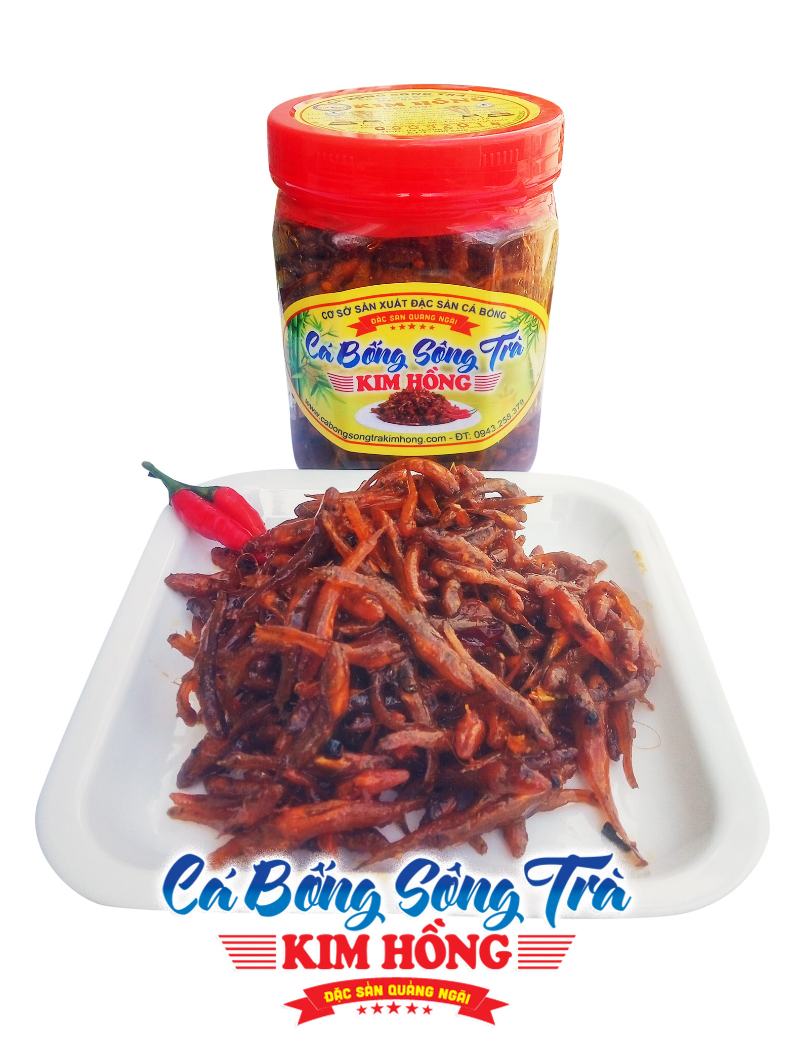 Cá bống Sông Trà Quảng Ngãi thương hiệu Kim Hồng