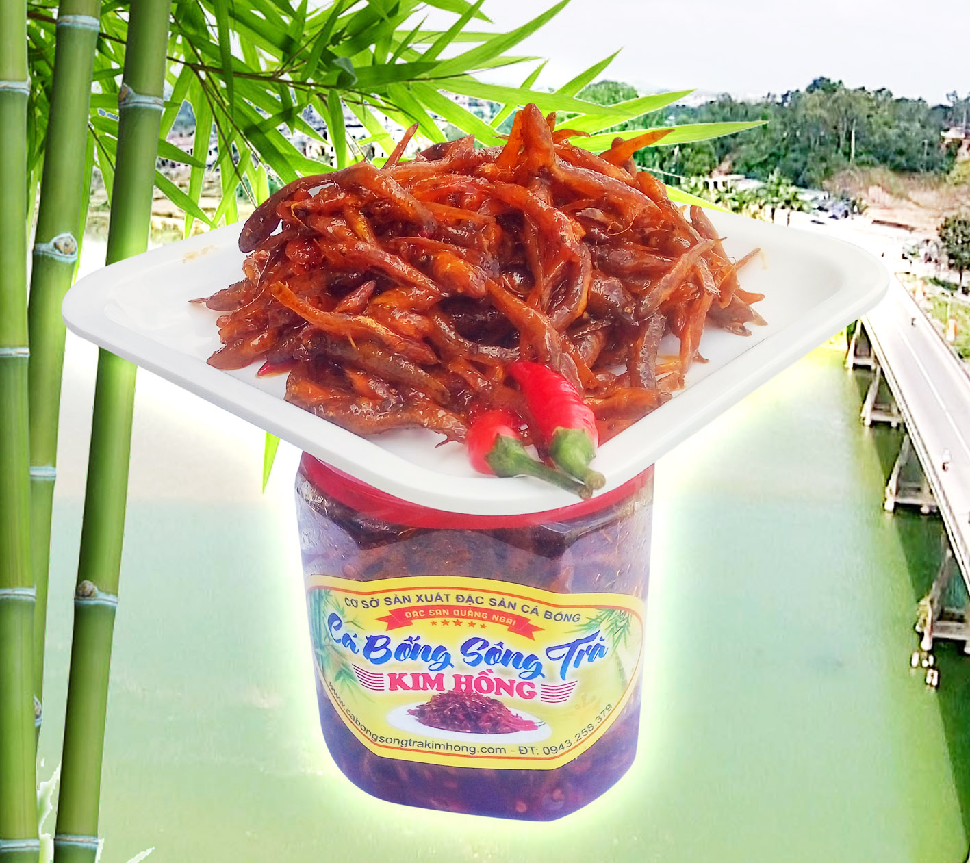 Cá bống sông trà thương hiệu Kim HỒng