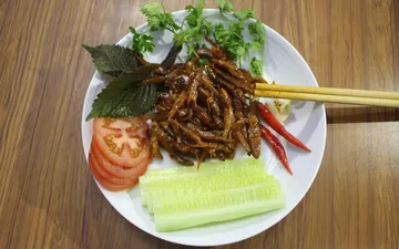 Cá bống sông trà kho tiêu - Đặc sản Quảng Ngãi