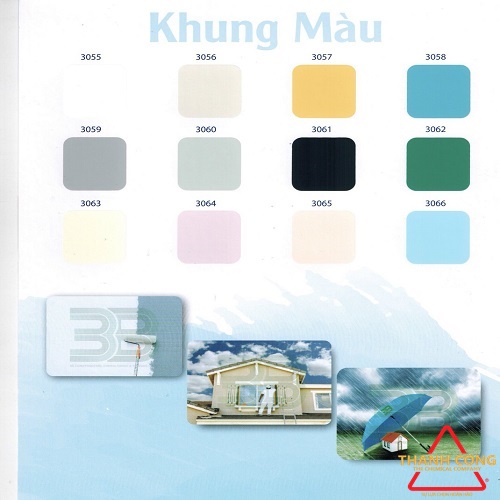 BẢNG MÀU 3B-800 TẠI TPHCM
