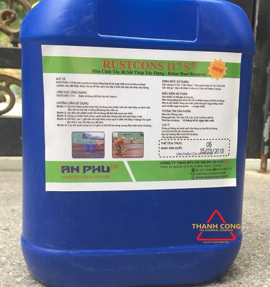 BÁO GIÁ CHẤT TẨY RỈ RUSTCONS 117S TẠI TPHCM BÁO GIÁ CHẤT TẨY RỈ RUSTCONS 117S TẠI TPHCM
