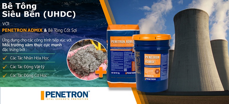 BÊ TÔNG SIÊU BỀN VỚI PENETRON ADMIX