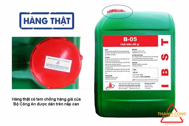 CHẤT TẨY GỈ B05 CHÍNH HÃNG TẠI TPHCM