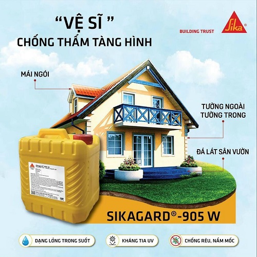 CHỐNG THẤM TRONG SUỐT SIKAGARD 905 TẠI HCM