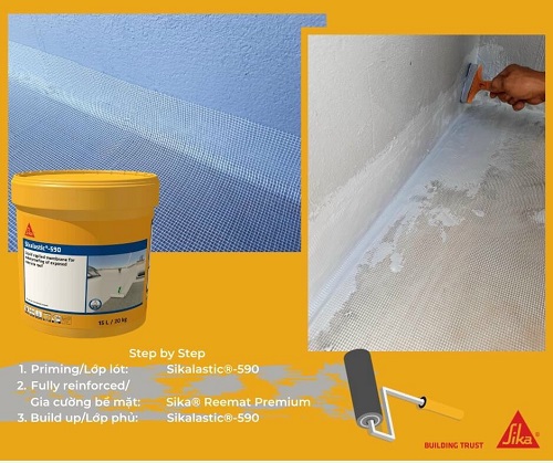 HƯỚNG DẪN SIKALASTIC 590 TẠI TPHCM