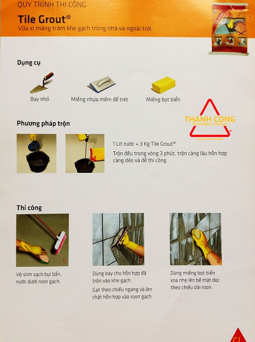 HƯỚNG DẪN THI CÔNG KEO CHẢ RON TILE GROUT TẠI HỒ CHÍ MINH HƯỚNG DẪN THI CÔNG KEO CHẢ RON TILE GROUT TẠI HỒ CHÍ MINH