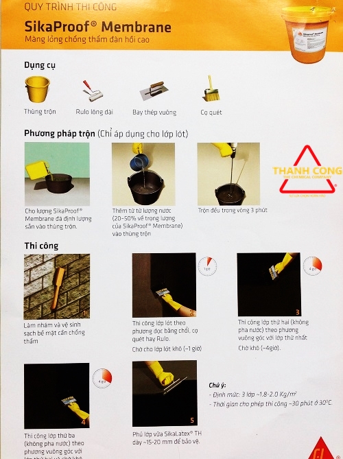 HƯỚNG DẪN THI CÔNG SIKAPROOF MEMBRANE TẠI HỒ CHÍ MINH HƯỚNG DẪN THI CÔNG SIKAPROOF MEMBRANE TẠI HỒ CHÍ MINH