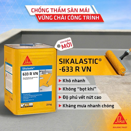 CHỐNG THẤM SÀN MÁI SIKALASTIC 633 R