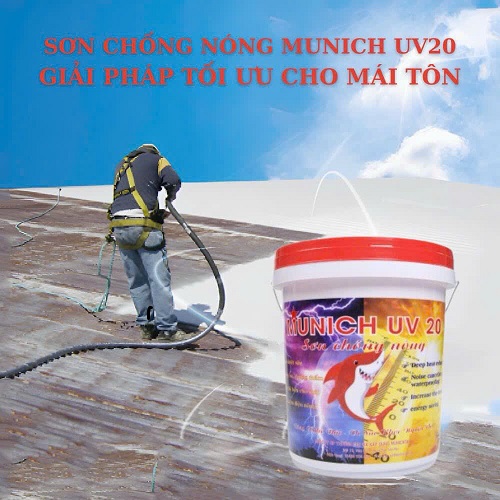 SƠN CHỐNG NÓNG MÁI TÔN MUNICH UV 20