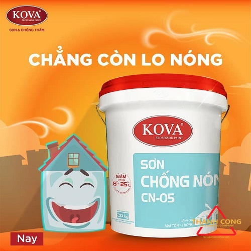 SƠN CHỐNG NÓNG SƠN CÁCH NHIỆT MÁI TÔN VÀ TƯỜNG