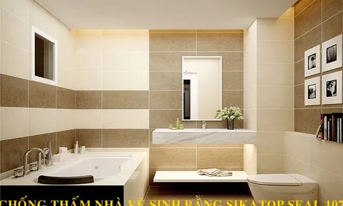 Hướng dẫn thi công chống thấm nhà vệ sinh bằng Sikatop Seal 107